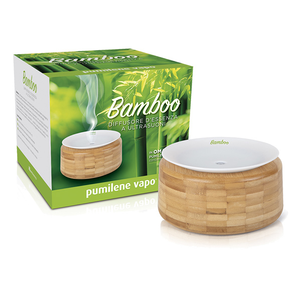 Pumilene Vapo Bamboo Diffusore Di Oli Essenziali A Ultrasuoni - Dolomiti e Natura