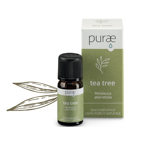 PURAE OLIO ESSENZIALE ALBERO TEA FOGLIE 10 ML - Dolomiti e Natura