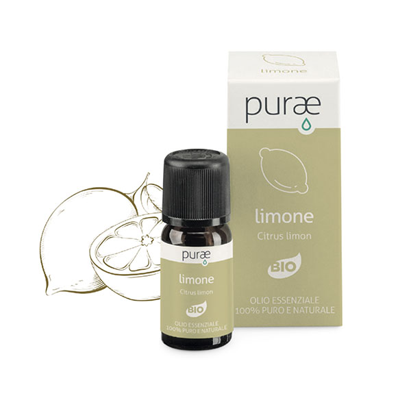 Purae Olio Essenziale Bio Limone 10 ml - Dolomiti e Natura