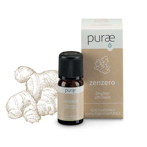 Purae Olio Essenziale Zenzero 10 ml - Dolomiti e Natura