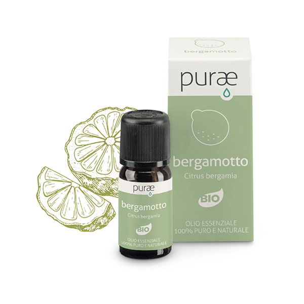 Purae Olio Essenziale Bio Bergamotto Verde 10 ml - Dolomiti e Natura