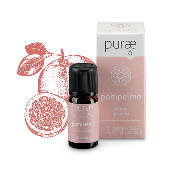 Purae Olio Essenziale Bio Pompelmo 10 ml - Dolomiti e Natura
