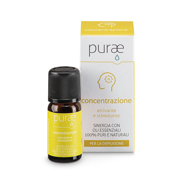 Purae Sinergia Oli Essenziali Concentrazione 10 ml - Dolomiti e Natura