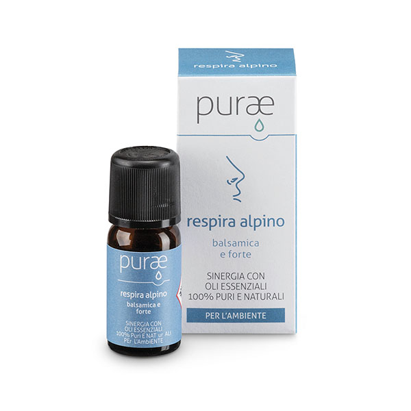 Purae Sinergia Oli Essenziali Respira Alpino 10 ml - Dolomiti e Natura