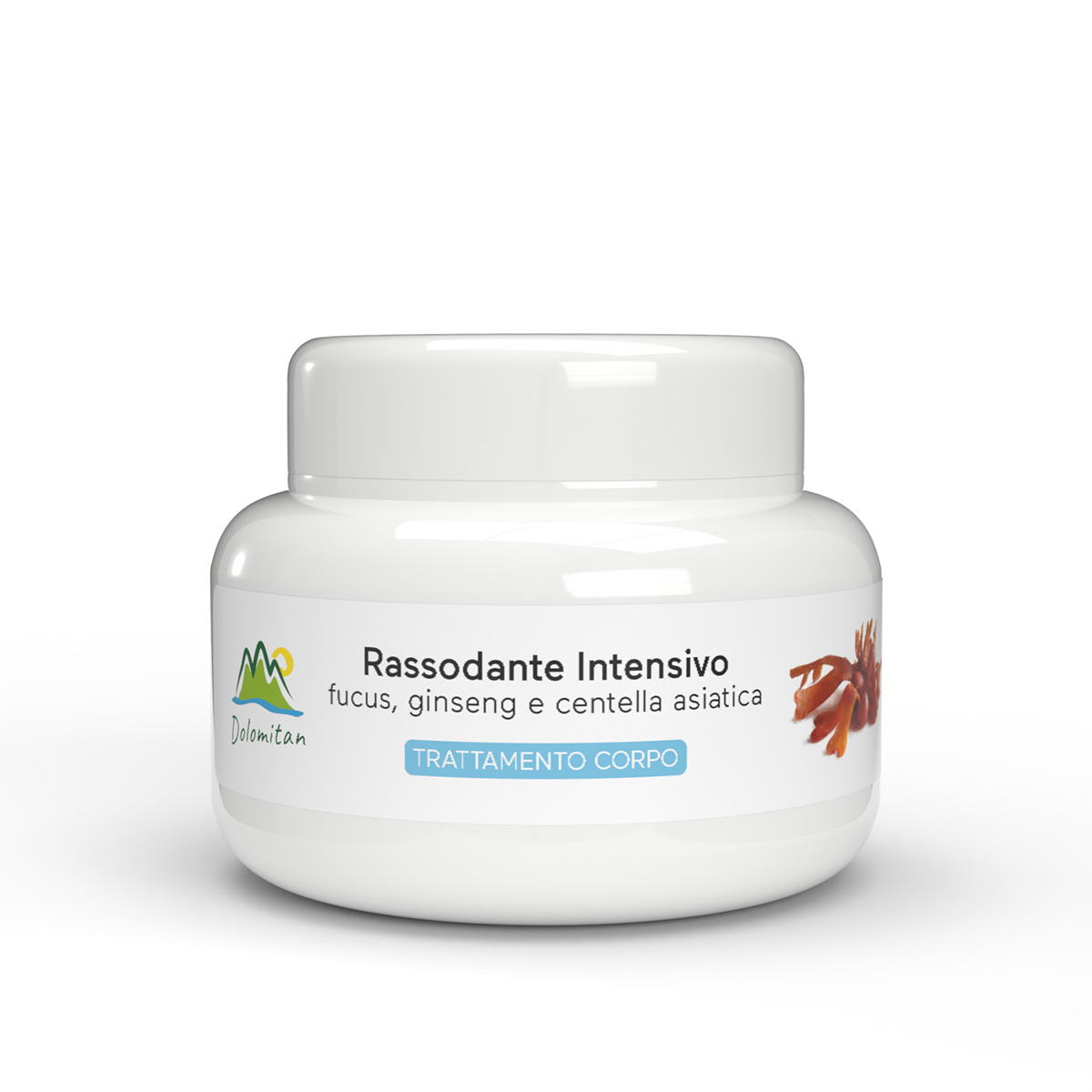 Rassodante Intensivo Fucus, Gingseng e Centella Asiatica Trattamento corpo 250 ml - Dolomiti e Natura