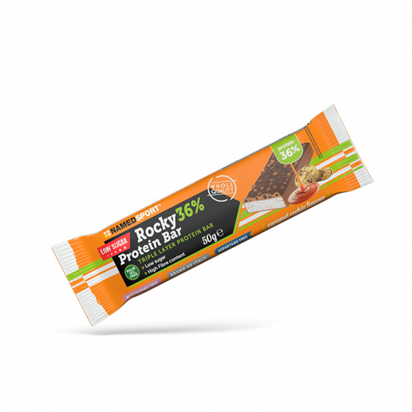 Named Sport Rocky 36% Protein Bar Caramel Cookie 50 g - Dolomiti e Natura