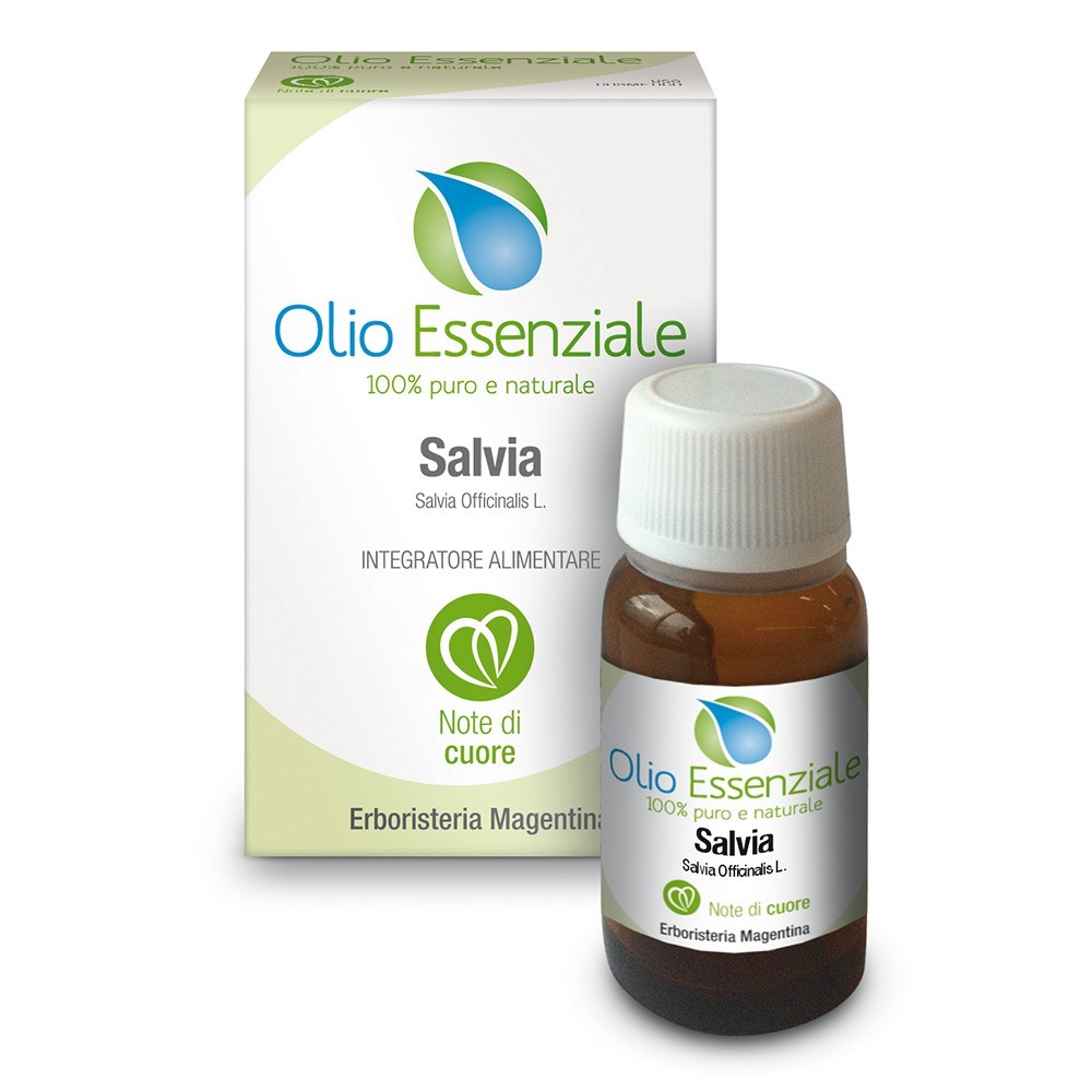 Erboristeria Magentina Olio Essenziale Salvia Officinalis 10 ml - Dolomiti e Natura