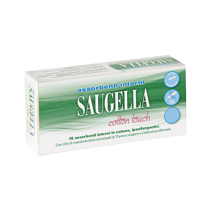 Saugella Cotton Touch 16 Assorbenti Interni Mini - Dolomiti e Natura