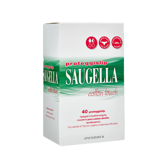 Saugella Proteggislip Cotton Touch 40 Pezzi  - Dolomiti e Natura