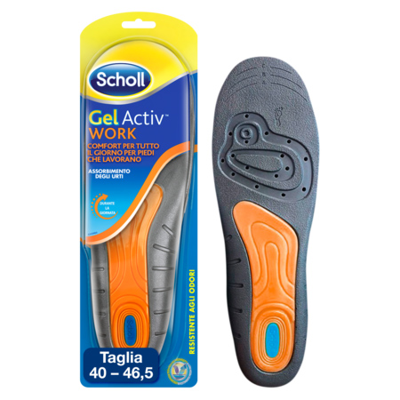 Scholl Solette Gel Activ Work Da Lavoro Uomo 1 Paio - Dolomiti e Natura