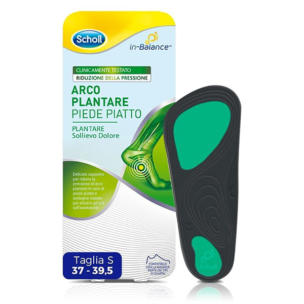 Scholl Plantare Arco Per Piedi Piatti Misura S 37-39,5 1 Paio  - Dolomiti e Natura