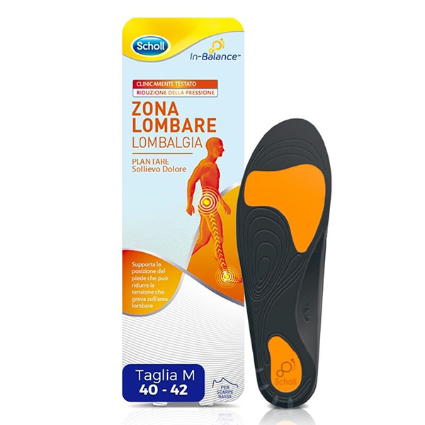 Scholl Plantare Lombare Misura M 40-42 1 Paio - Dolomiti e Natura