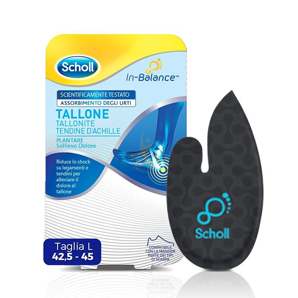 Scholl Plantare Tallone Misura L 42,5-45 1 Paio - Dolomiti e Natura