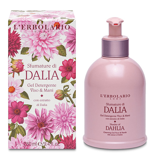 L'Erbolario Sfumature Di Dalia Gel Detergente Viso & Mani 280 ml - Dolomiti e Natura
