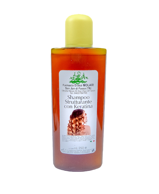 Shampoo Strutturante Con Keratina 250 ml - Dolomiti e Natura