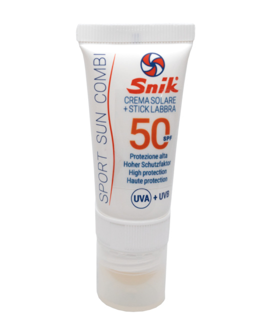 Snik Sport Sun Combi SPF 50+ Sun Cream + Lipstick 15 ml - Dolomiti e Natura