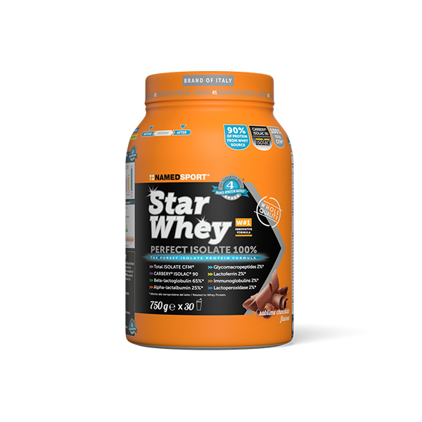 Named Sport Star Whey Sublime Chocolate 750 g - Dolomiti e Natura