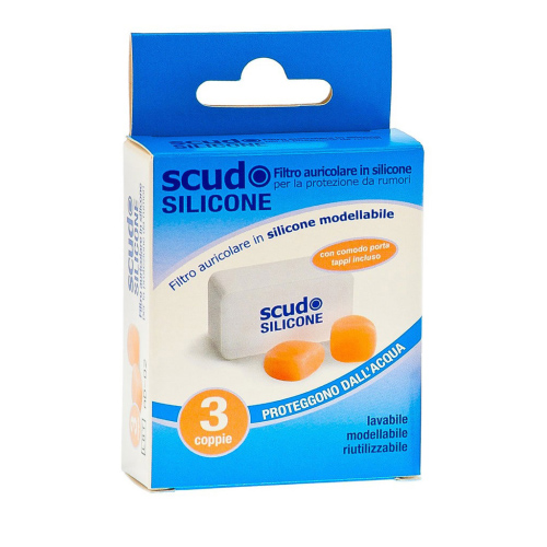 Earplug Scudo Tappi Auricolari Silicone 3 Coppie 6 Pezzi - Dolomiti e Natura