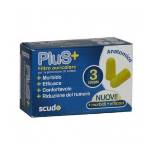 Earplug Scudo Plus 3 Coppie 6 Pezzi - Dolomiti e Natura