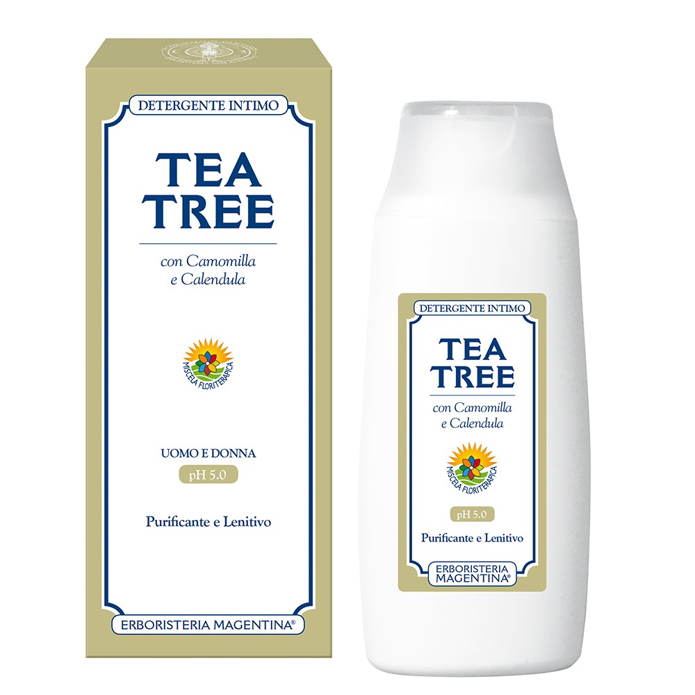 Erboristeria Magentina Tea Tree Detergente Intimo 200 ml - Dolomiti e Natura