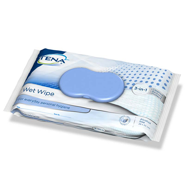 Tena Wet Wipe Salviette Umidificate 48 Pezzi - Dolomiti e Natura