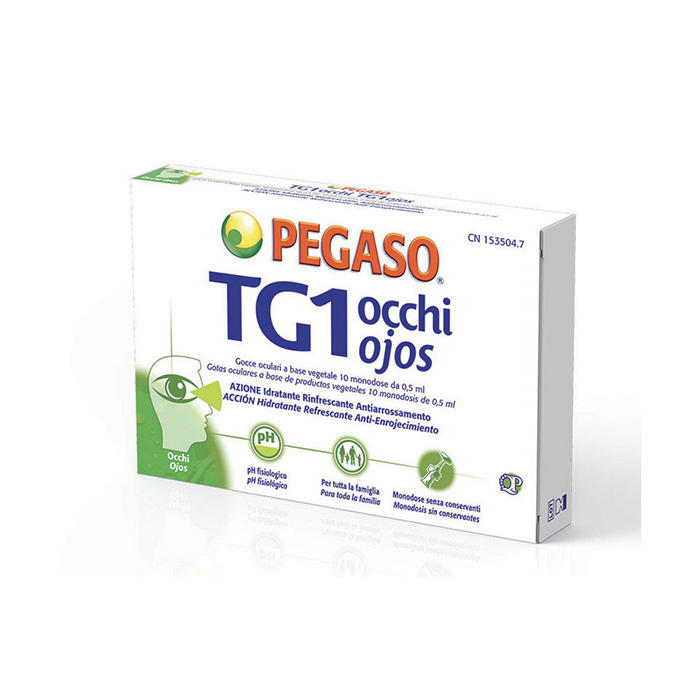 Pegaso TG1 occhi Gocce Oculari 10 Monodose 0,5 ml - Dolomiti e Natura