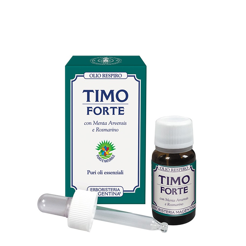 Erboristeria MagentinaTimo Forte Olio Respiro 10 ml - Dolomiti e Natura