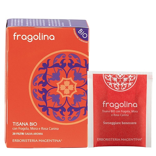 Erboristeria Magentina Tisana Bio Fragolina 20 Filtri - Dolomiti e Natura