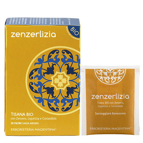 Erboristeria Magentina Tisana Bio Zenzerlizia 20 Filtri - Dolomiti e Natura