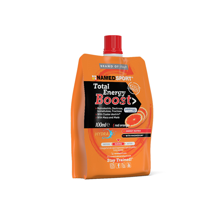 Named Sport Total Energy Boost Red Orange 100 ml - Dolomiti e Natura