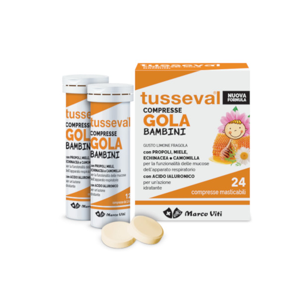 Tusseval Gola Bambini 24 Compresse - Dolomiti e Natura