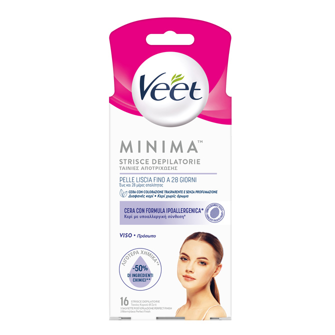 Veet Minima 16 Strisce Depilatorie Viso - Dolomiti e Natura