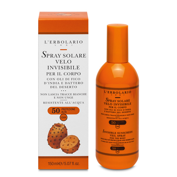 L'Erbolario Spray Solare Velo Invisibile SPF 50 150 ml - Dolomiti e Natura