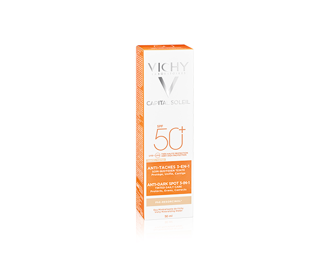 Vichy Capital Soleil Trattamento Anti-Macchie Colorato 3 in 1 50 ml - Dolomiti e Natura