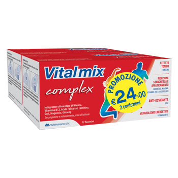 Vitalmix Complex Bipack 2 Confezioni da 12 Flaconcini - Dolomiti e Natura