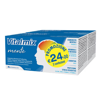 Vitalmix Mente Bipack 2 Confezioni da 12 Flaconcini - Dolomiti e Natura