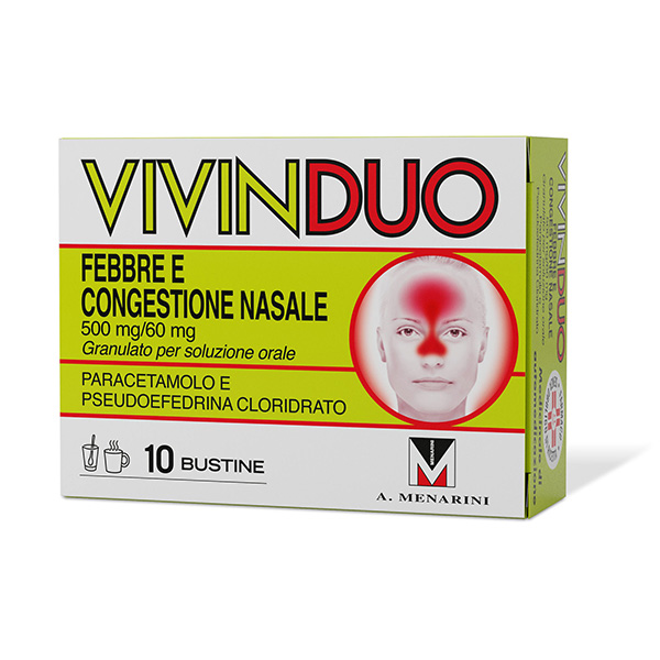VivinDuo Febbre E Congestione Nasale 10 Buste - Dolomiti e Natura