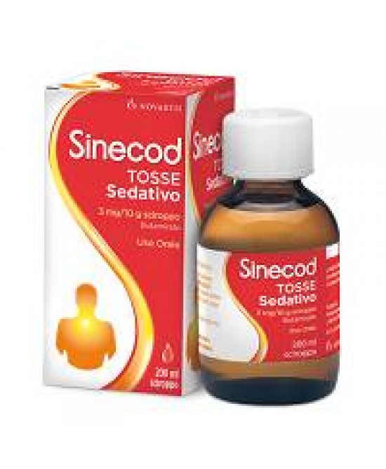 Sinecod Tosse Sedativo 200 ml 3 mg / 10 g - Dolomiti e Natura