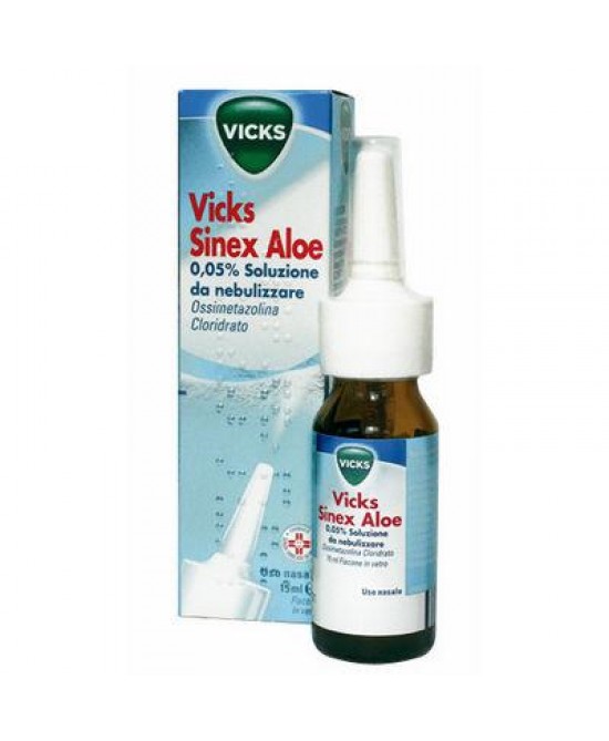Vicks Sinex Aloe Spray Nasale 15 ml 0,05% - Dolomiti e Natura