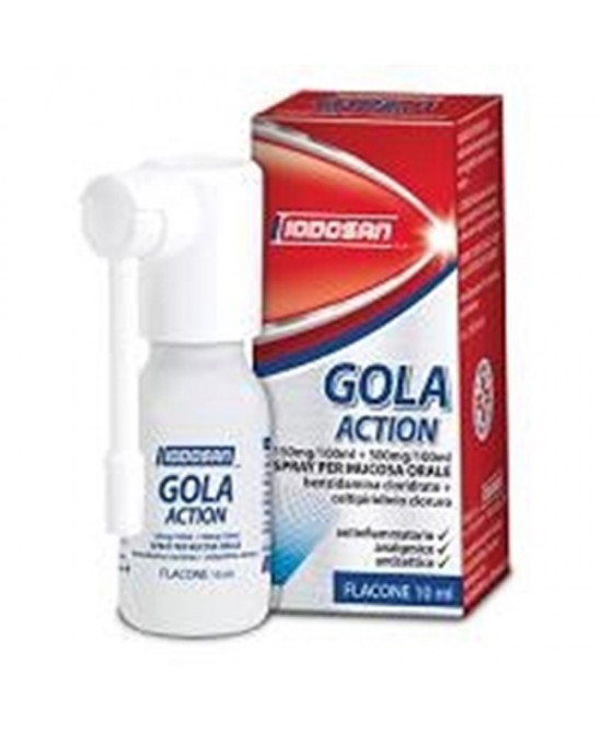 Iodosan Gola Action Spray 10 ml 0,15% + 0,5% - Dolomiti e Natura