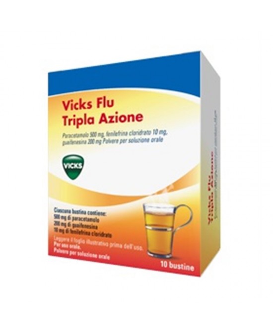 Vicks Flu Tripla Azione 10 Bustine - Dolomiti e Natura