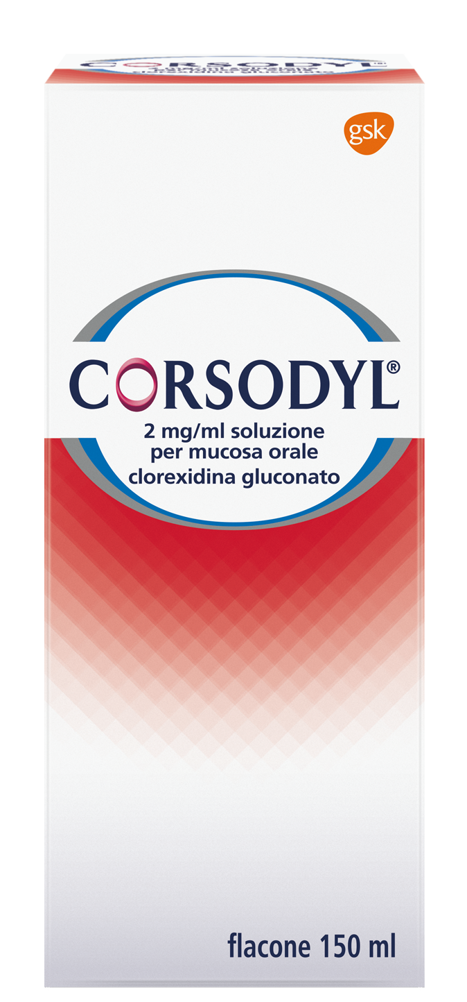 Corsodyl Soluzione 200 mg / 100 ml Flacone 150ml  - Dolomiti e Natura