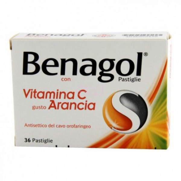 Benagol Vitamina C Aroma Arancia 36 Pastiglie - Dolomiti e Natura