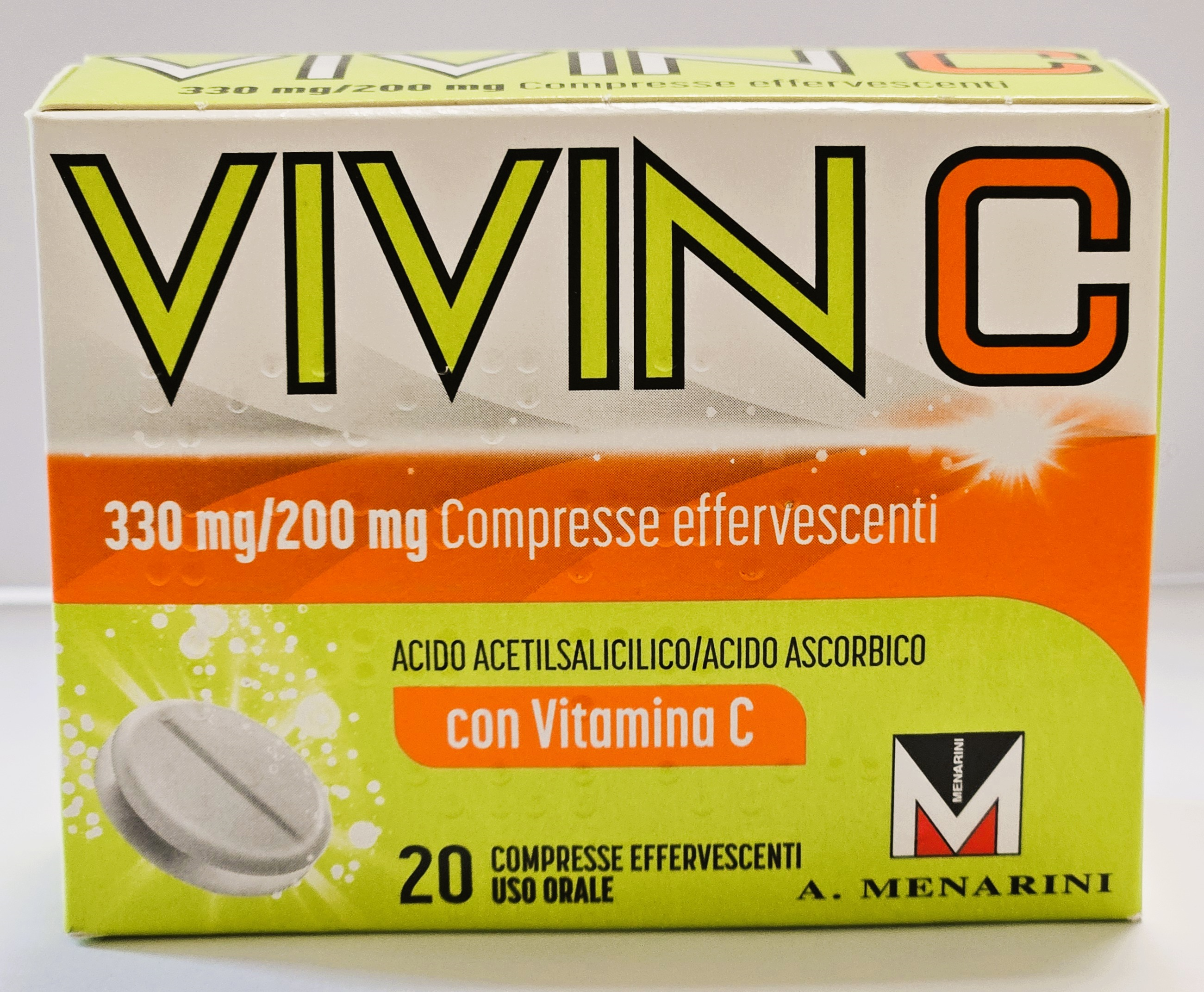 Vivin C 20 Compresse Effervescenti 330 mg + 200 mg - Dolomiti e Natura