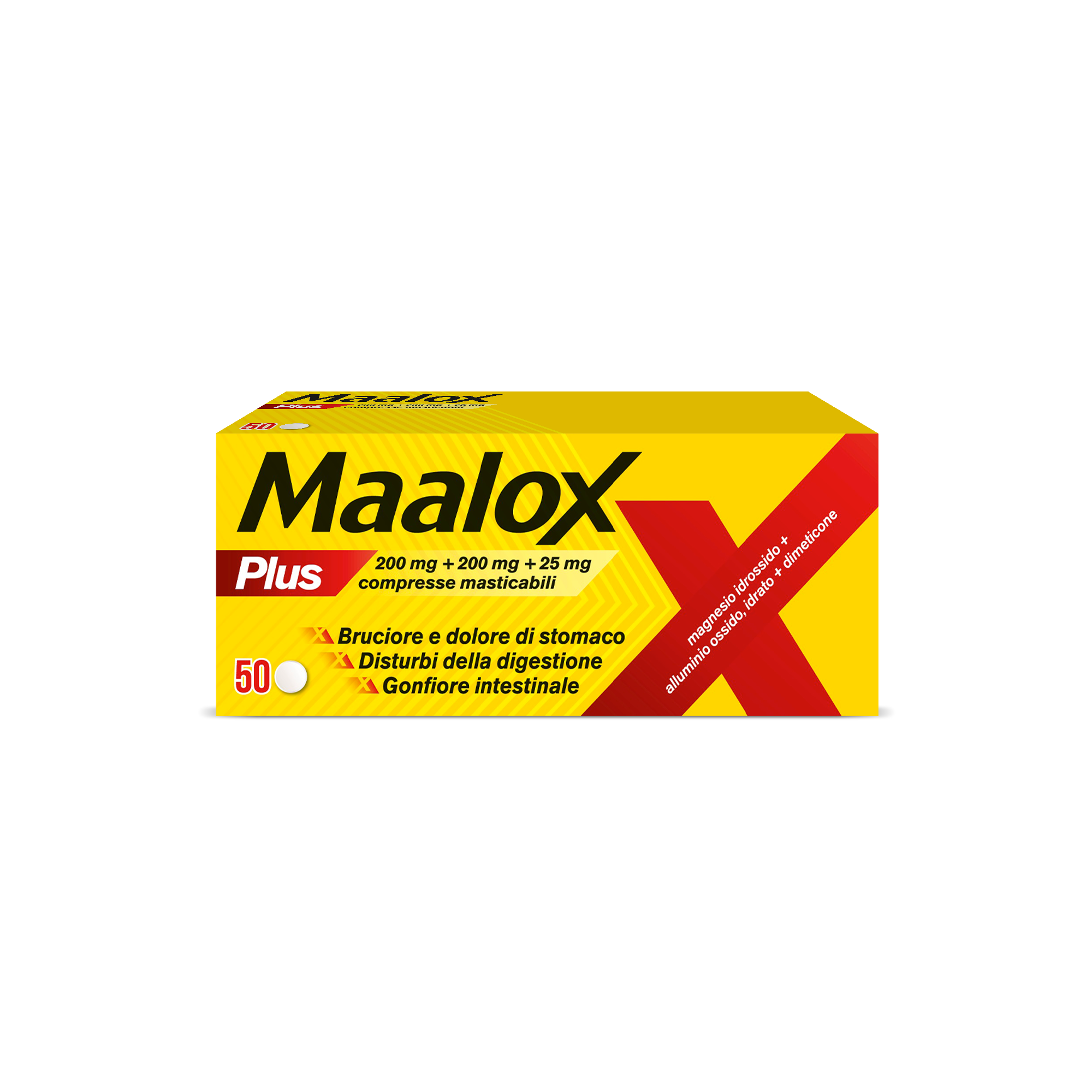 Maalox Plus 50 Compresse Masticabili - Dolomiti e Natura