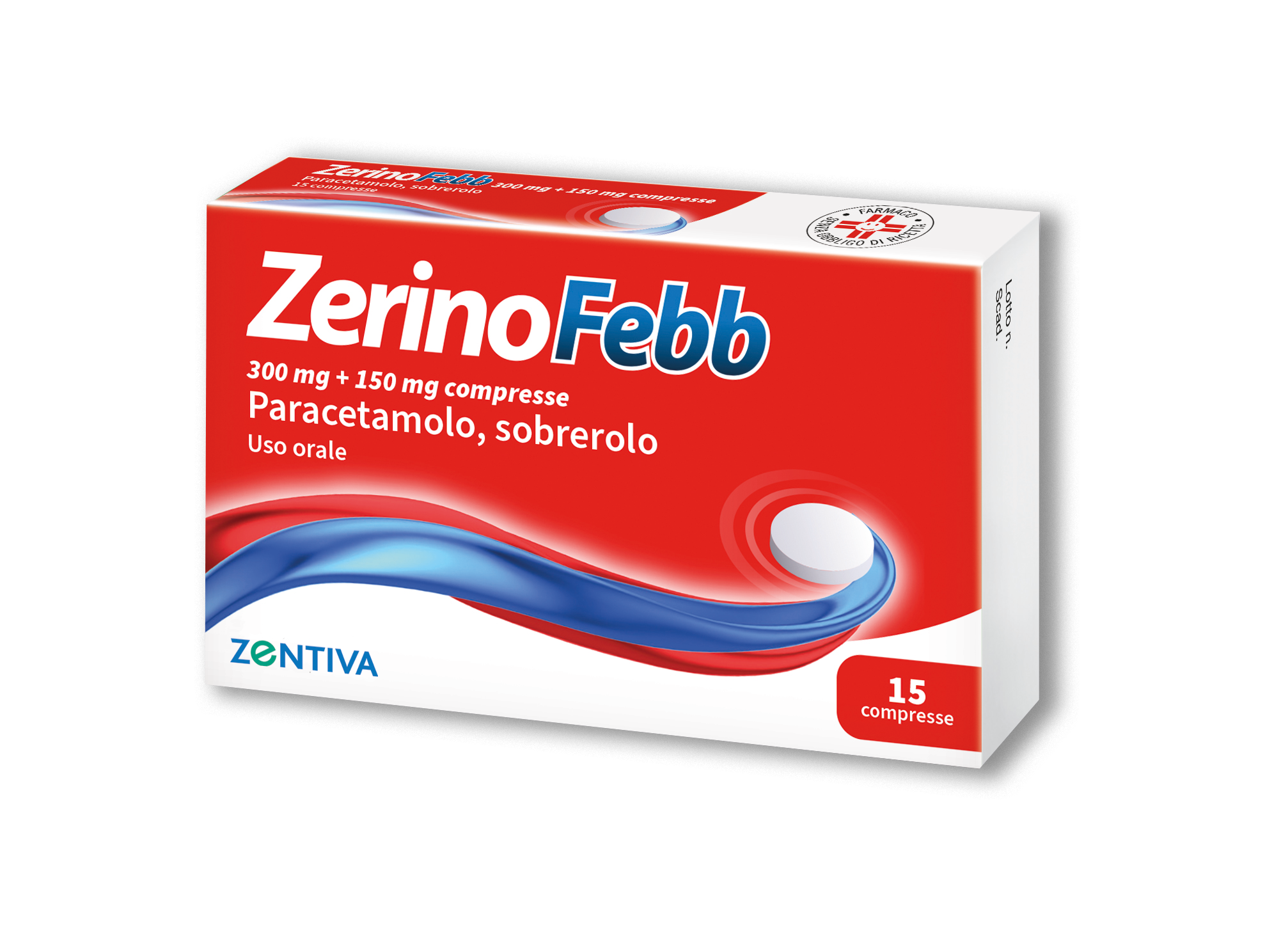 Zerinofebb Adulti 300 + 150 mg 15 Compresse  - Dolomiti e Natura