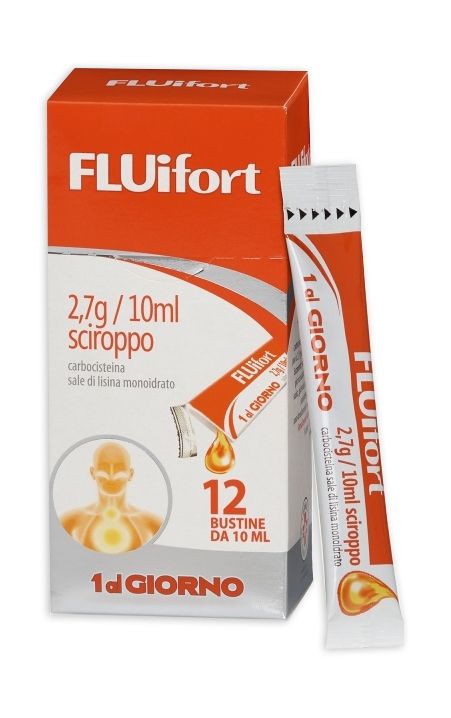 Fluifort Sciroppo 12 Buste 2,7 g / 10 ml - Dolomiti e Natura