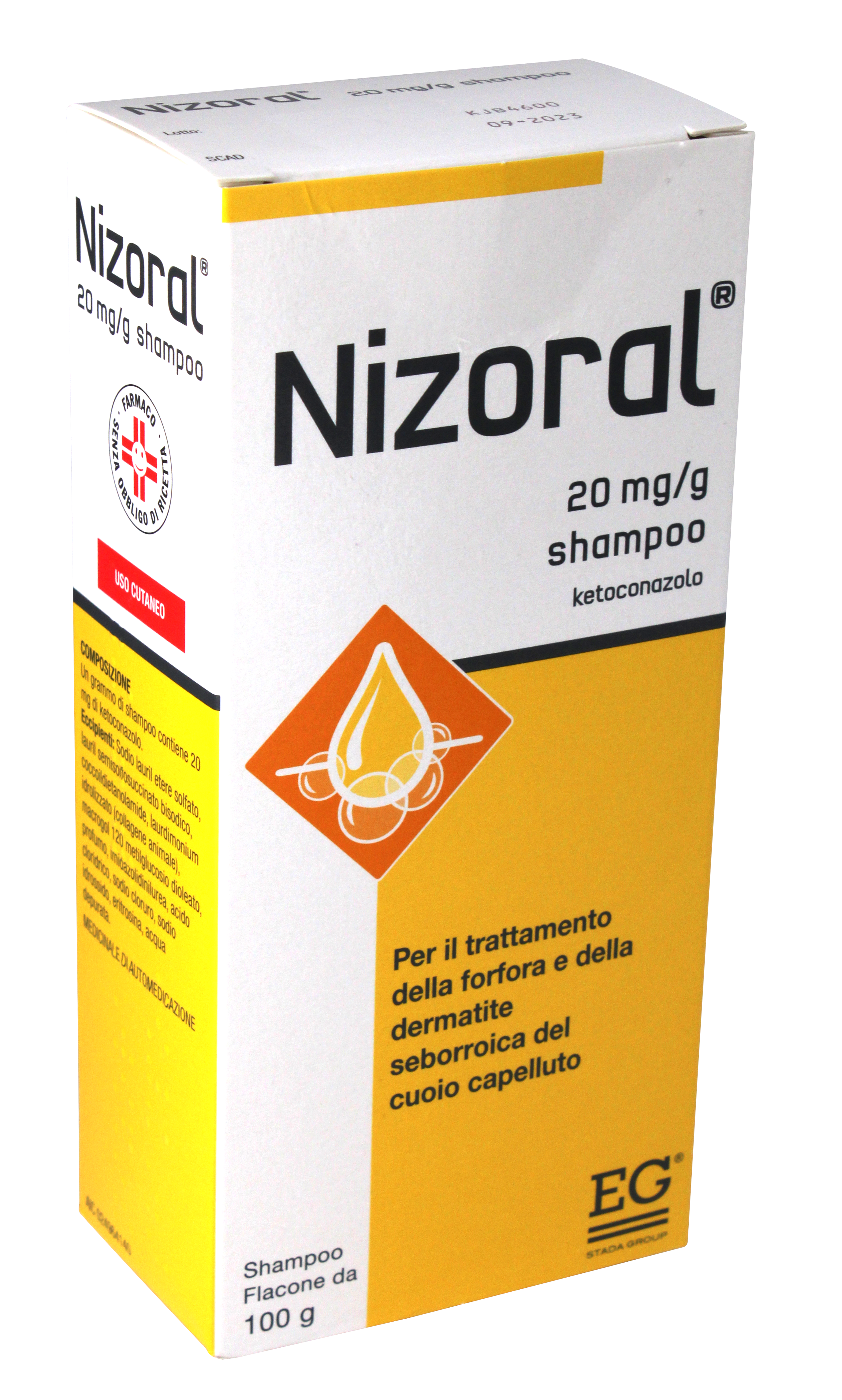 Nizoral  20 mg / g Shampoo Ketoconazolo Flacone 100 g - Dolomiti e Natura