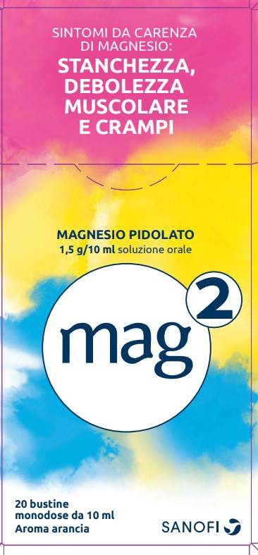 Mag 2 Soluzione Orale 20 Bustine 1,5 g / 10 ml - Dolomiti e Natura