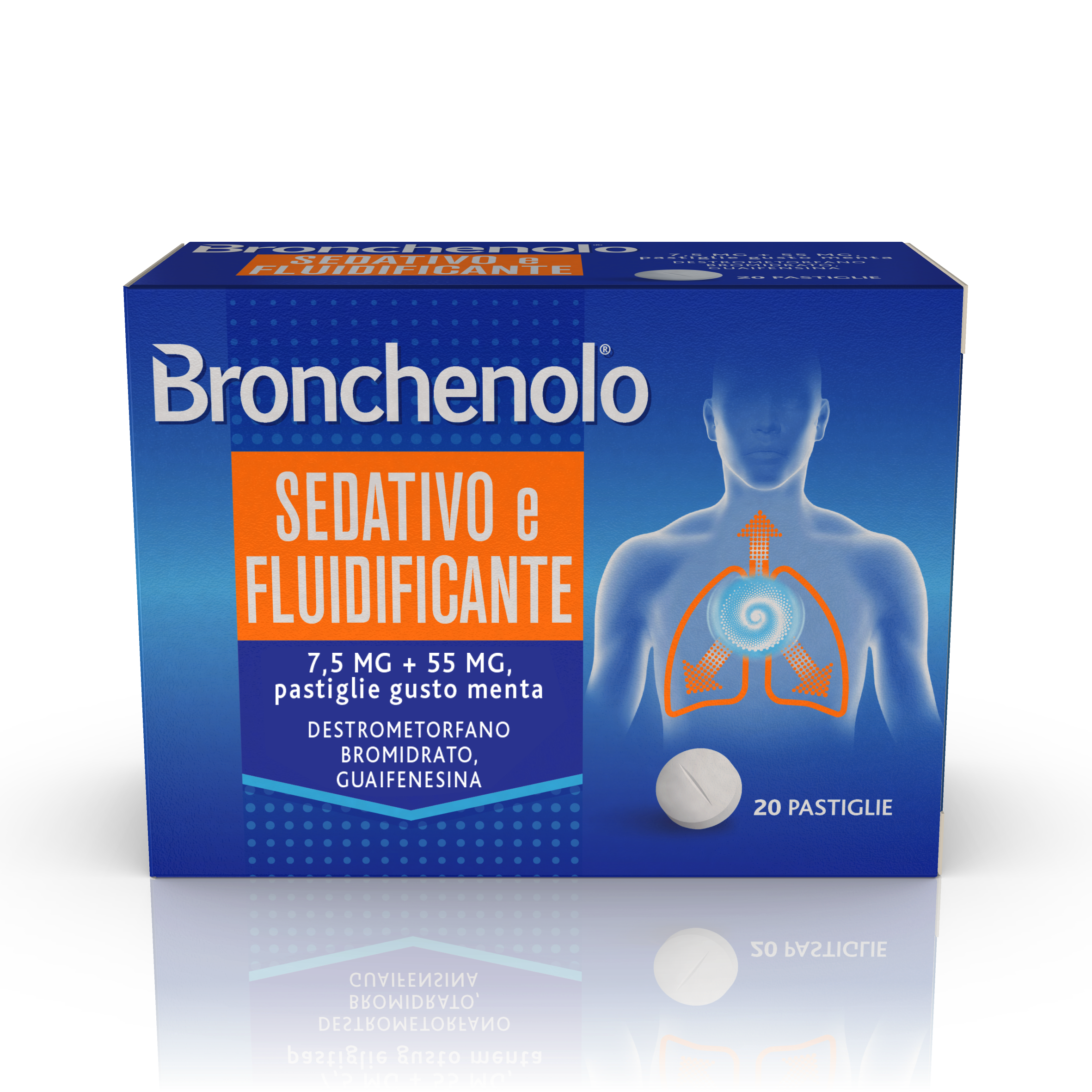 Bronchenolo Sedativo E Fluidificante 20 Pastiglie - Dolomiti e Natura